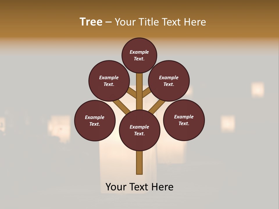 Luminaries At Night PowerPoint Template