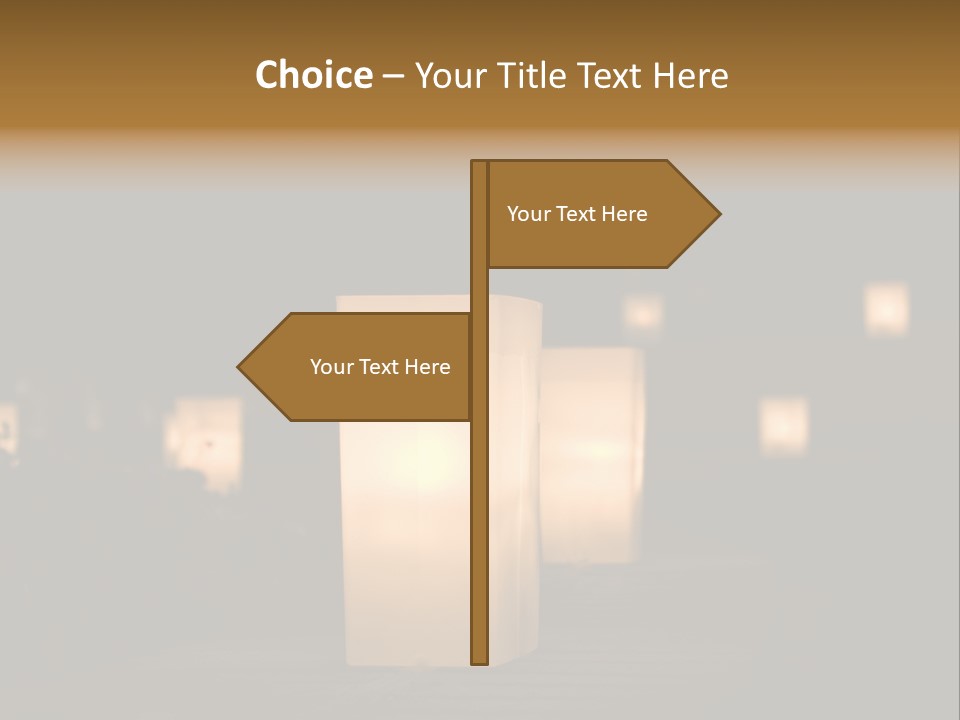 Luminaries At Night PowerPoint Template