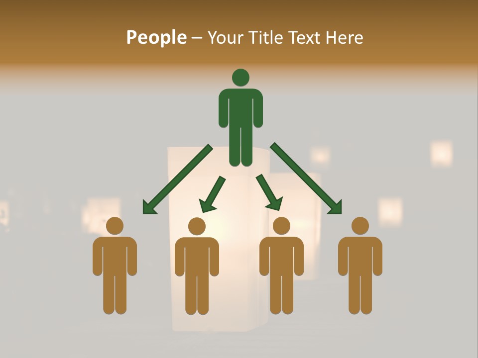 Luminaries At Night PowerPoint Template