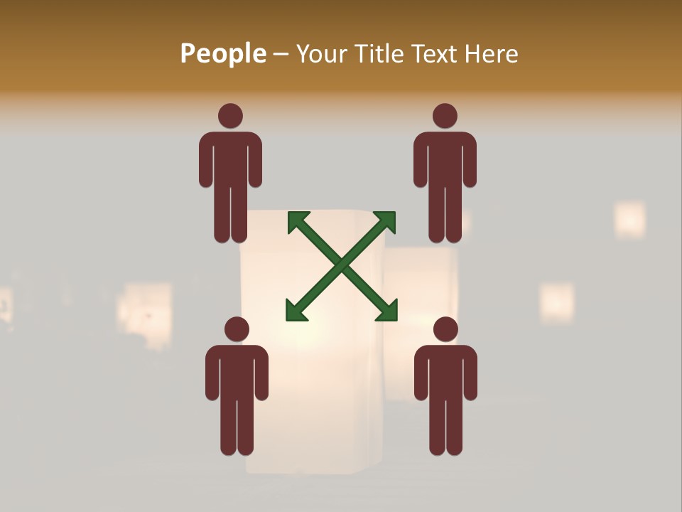 Luminaries At Night PowerPoint Template