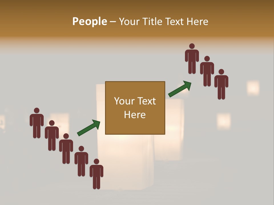 Luminaries At Night PowerPoint Template