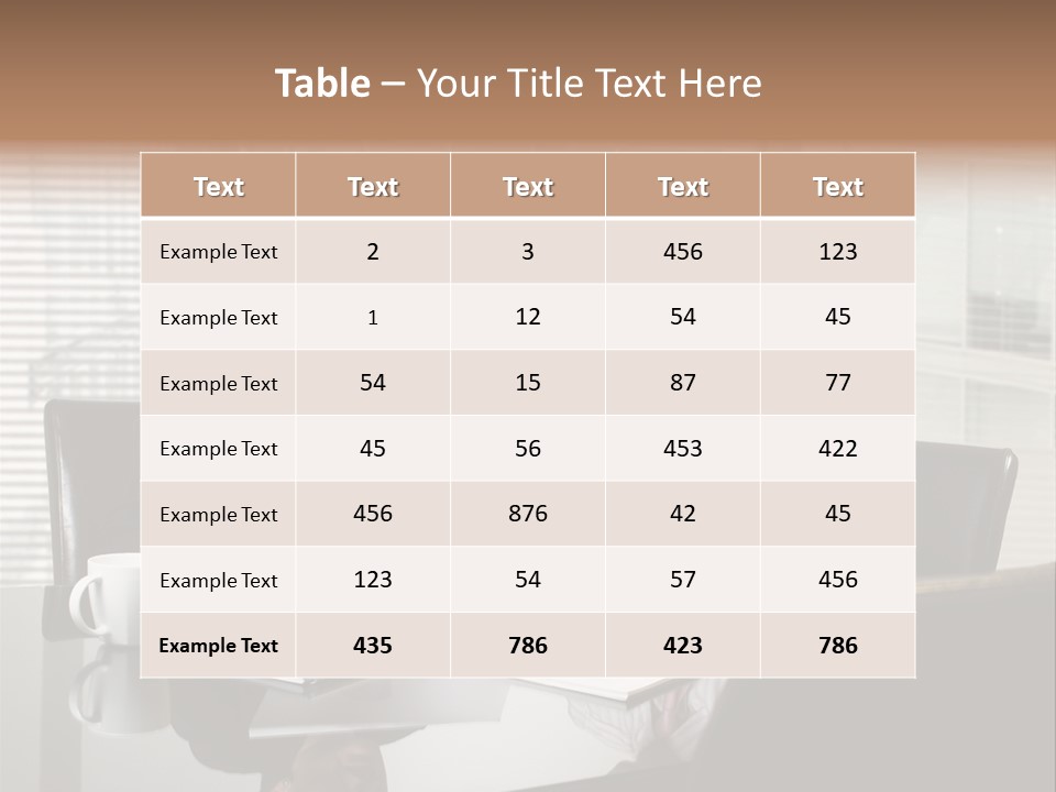 A Man And A Woman Sitting At A Table In Front Of A Laptop PowerPoint Template