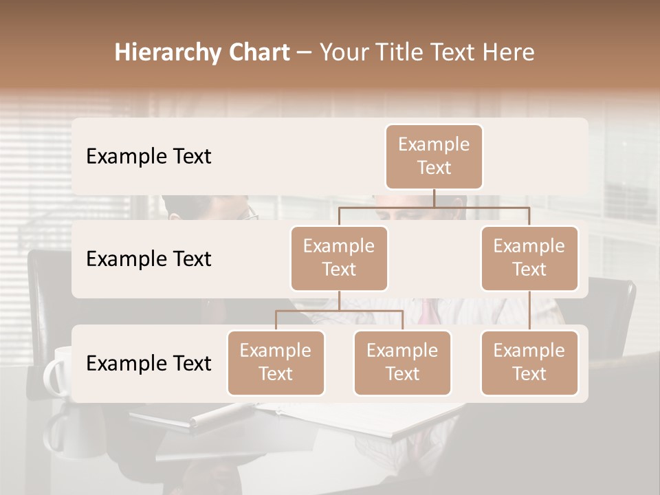 A Man And A Woman Sitting At A Table In Front Of A Laptop PowerPoint Template