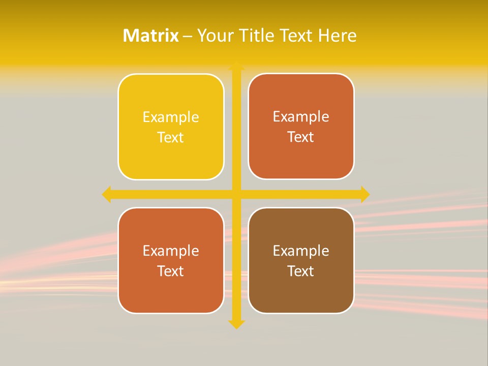 Car Tail Lights PowerPoint Template