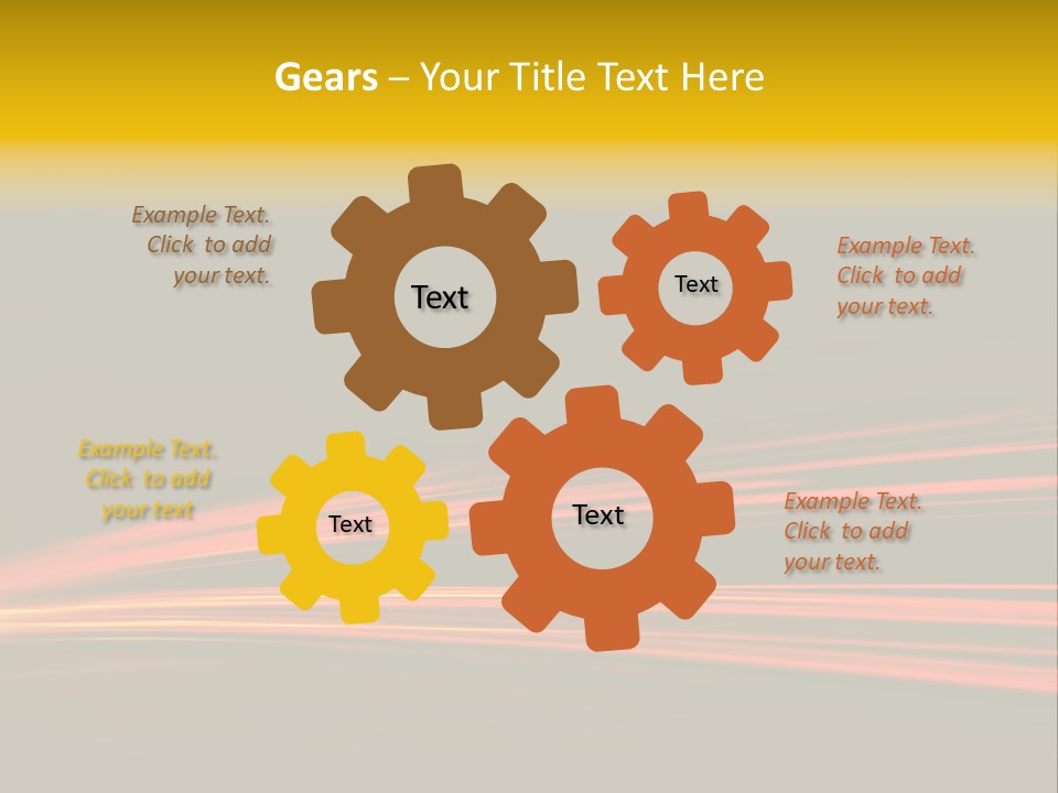 Car Tail Lights PowerPoint Template