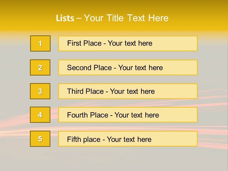 Car Tail Lights PowerPoint Template