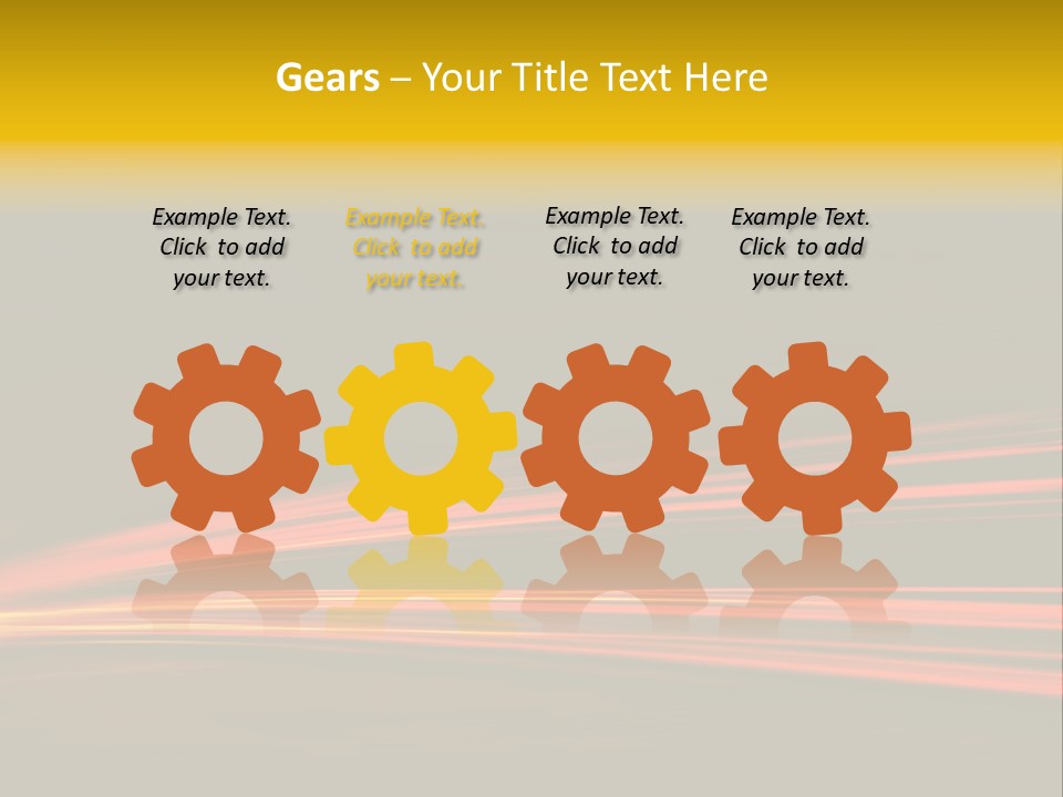 Car Tail Lights PowerPoint Template