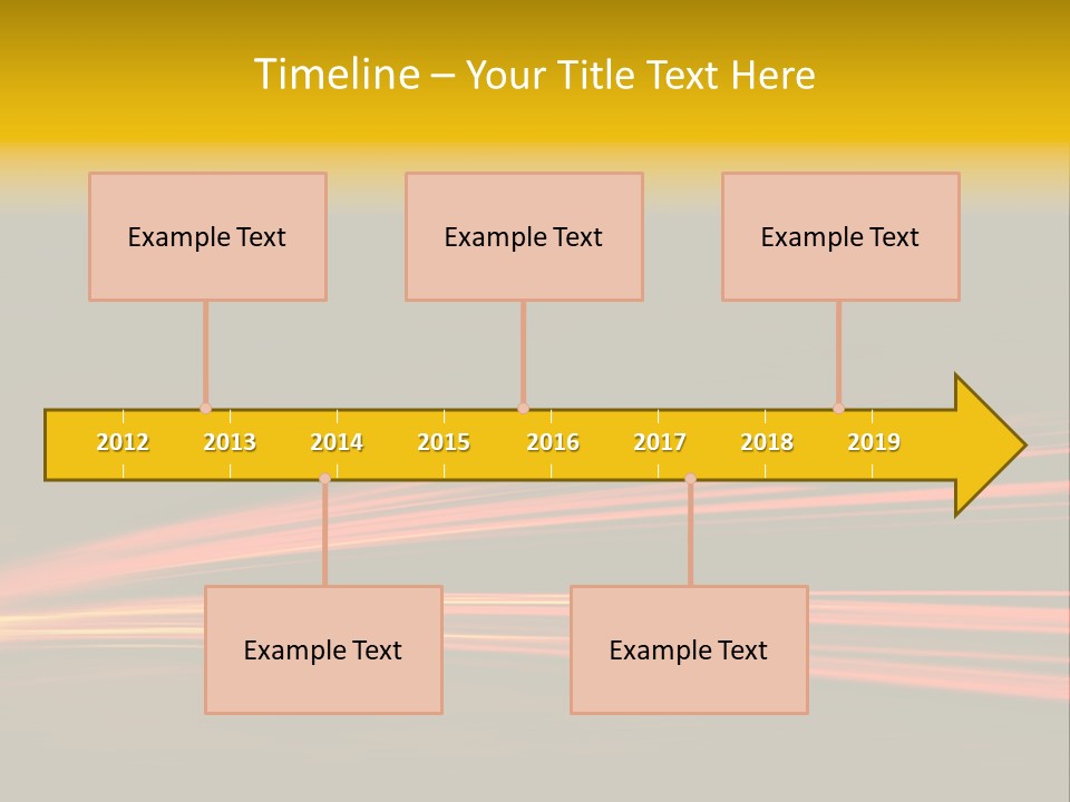 Car Tail Lights PowerPoint Template