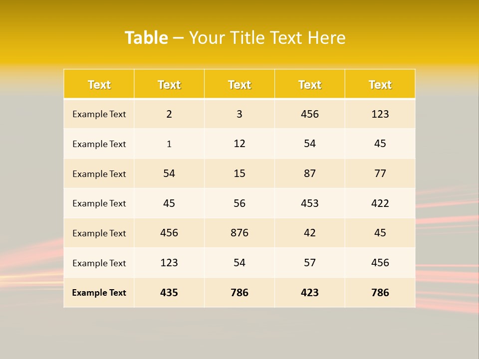 Car Tail Lights PowerPoint Template