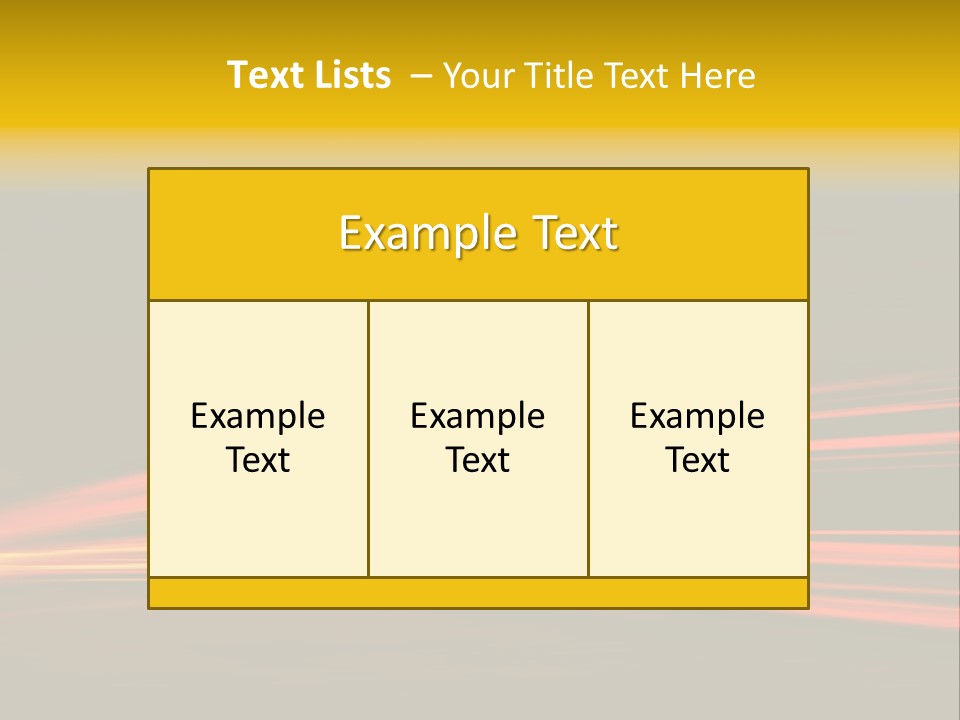 Car Tail Lights PowerPoint Template