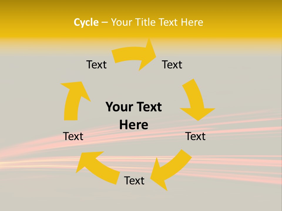 Car Tail Lights PowerPoint Template