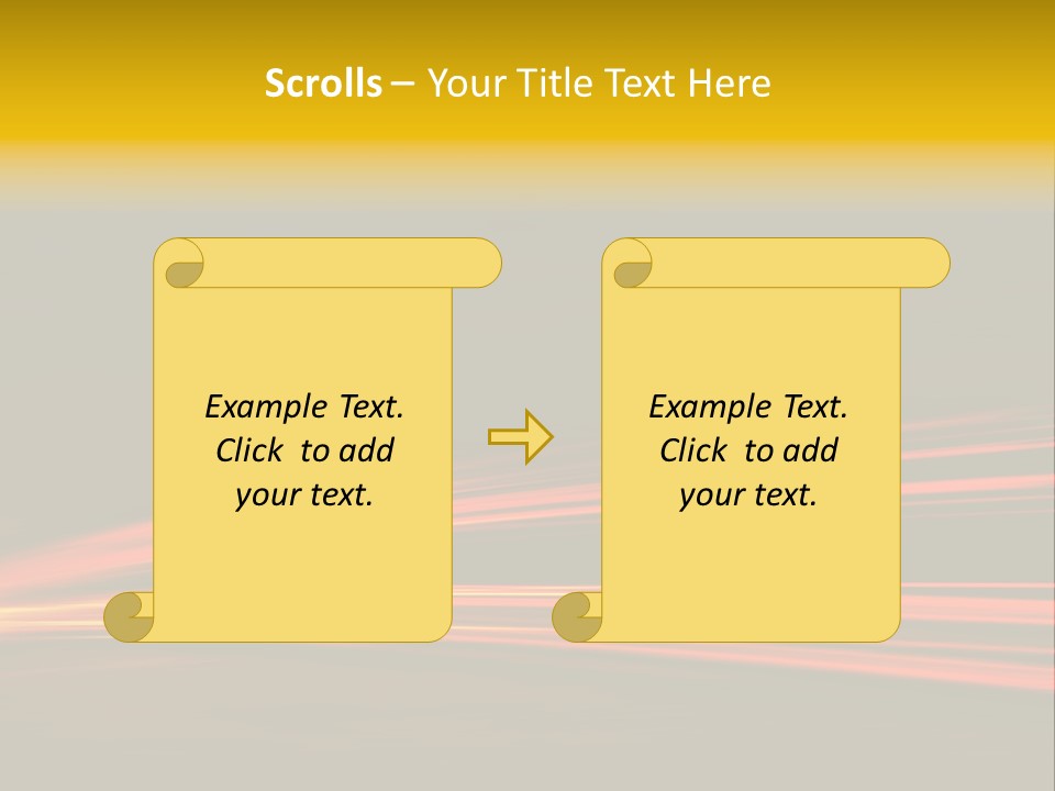 Car Tail Lights PowerPoint Template