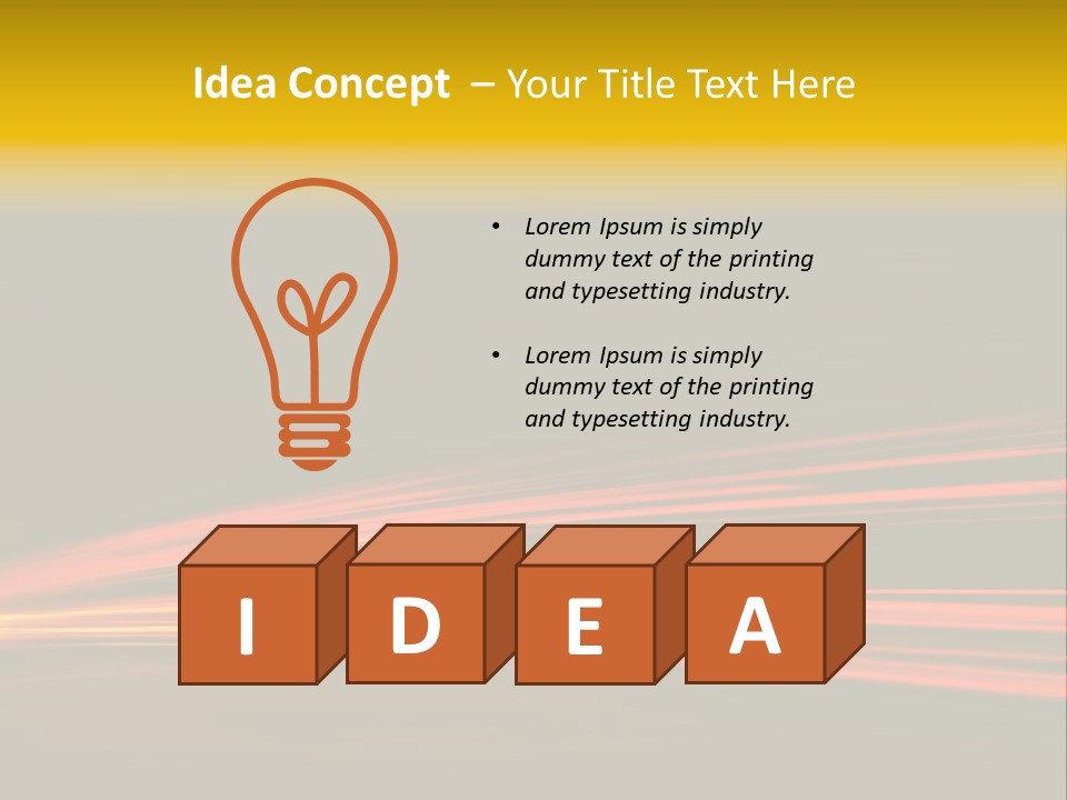 Car Tail Lights PowerPoint Template