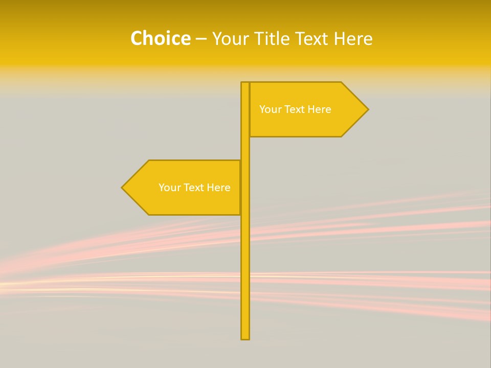 Car Tail Lights PowerPoint Template