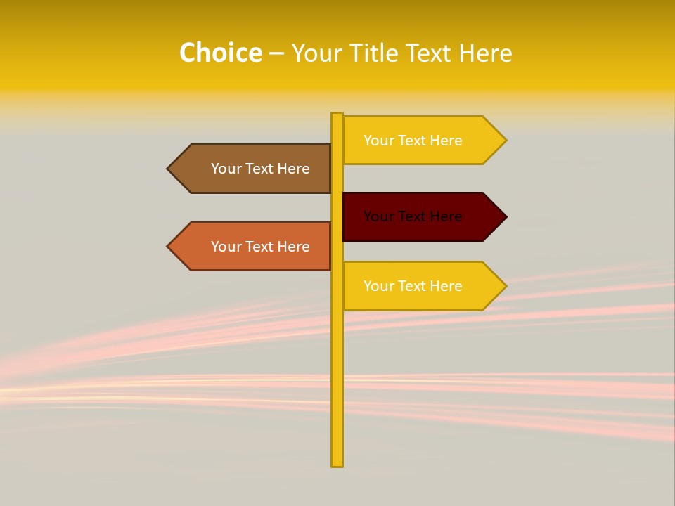 Car Tail Lights PowerPoint Template