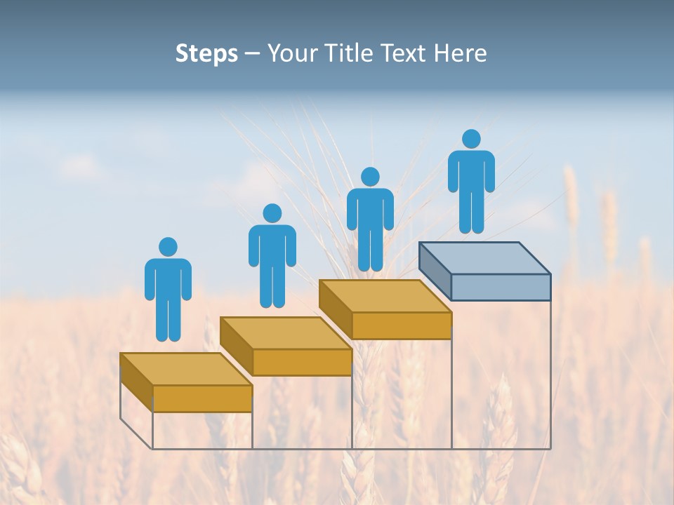 A Little Ear On A Background Of The Sky PowerPoint Template