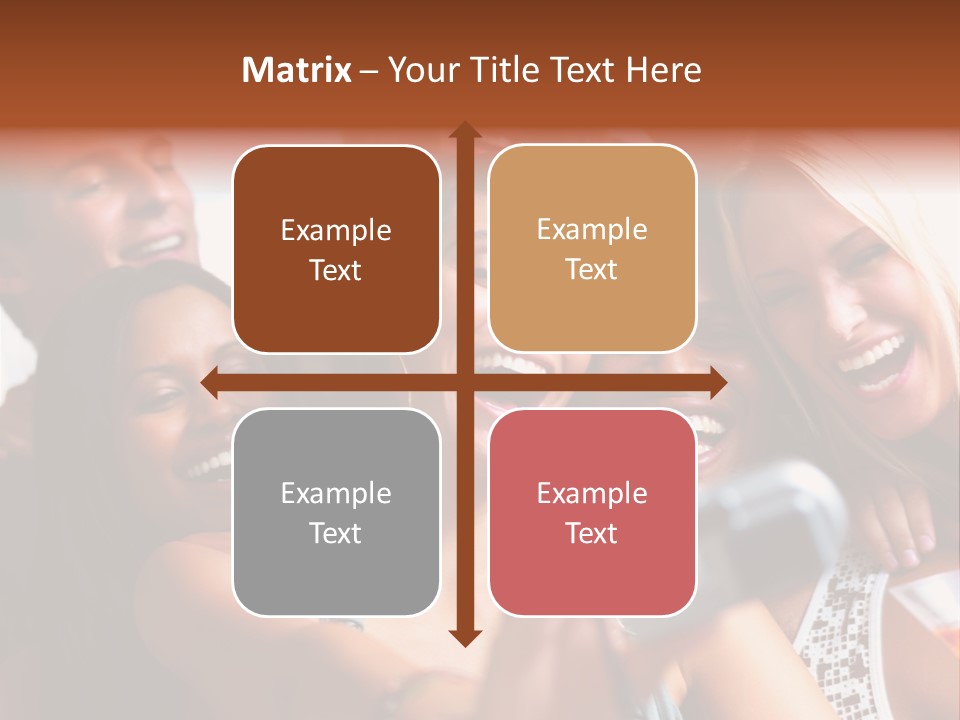 Modern Urban City With Freeway Traffic At Night, Dark City Skyline, Down Town Los Angeles PowerPoint Template