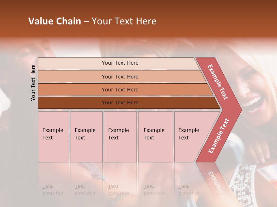 Modern Urban City With Freeway Traffic At Night, Dark City Skyline, Down Town Los Angeles PowerPoint Template