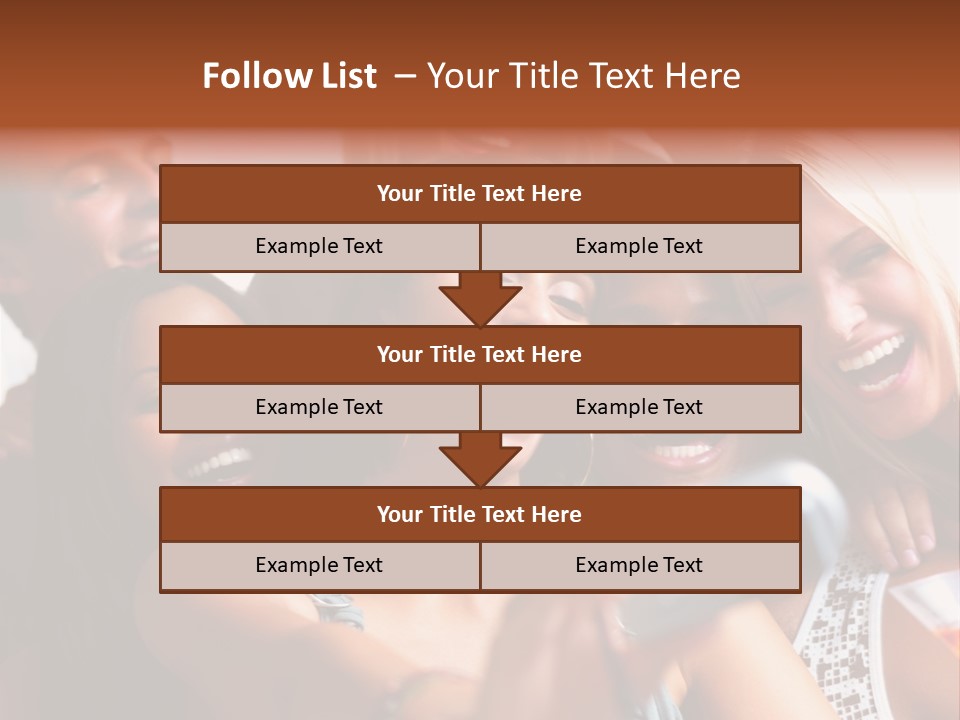 Modern Urban City With Freeway Traffic At Night, Dark City Skyline, Down Town Los Angeles PowerPoint Template