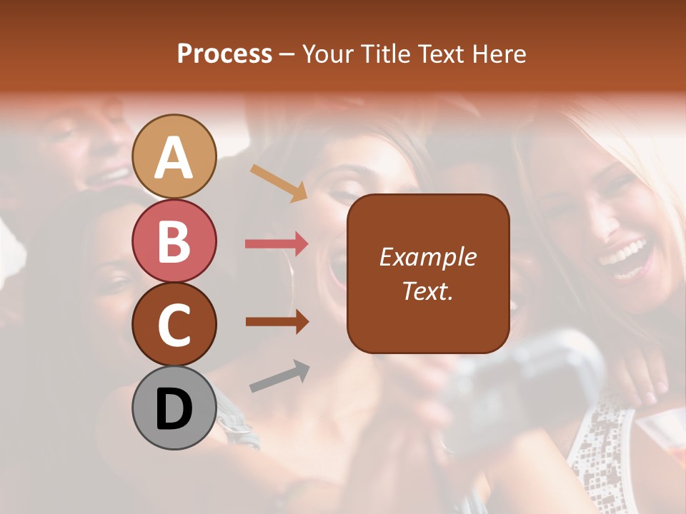 Modern Urban City With Freeway Traffic At Night, Dark City Skyline, Down Town Los Angeles PowerPoint Template