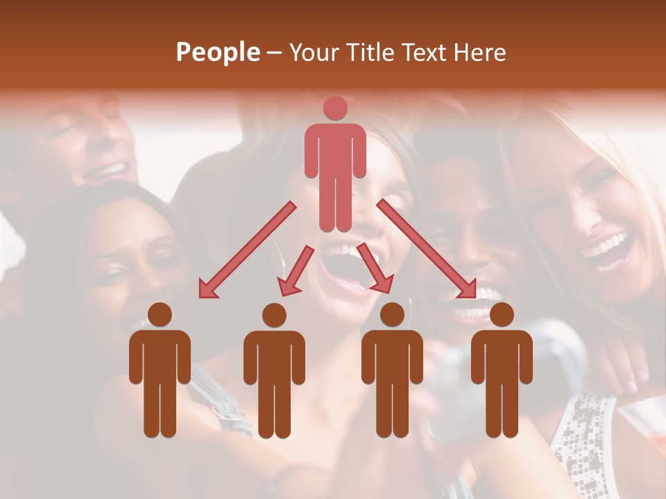 Modern Urban City With Freeway Traffic At Night, Dark City Skyline, Down Town Los Angeles PowerPoint Template