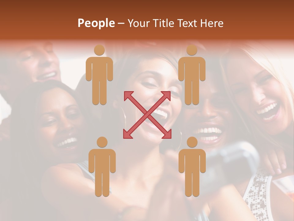 Modern Urban City With Freeway Traffic At Night, Dark City Skyline, Down Town Los Angeles PowerPoint Template