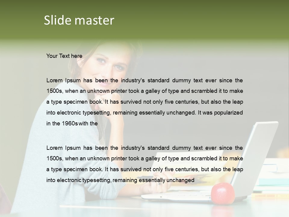 Healthy Breakfast With Fruits And Juice PowerPoint Template