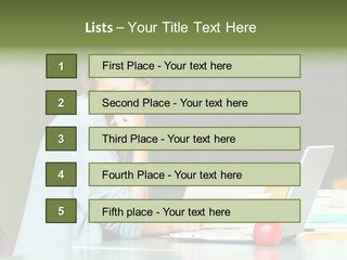 Healthy Breakfast With Fruits And Juice PowerPoint Template