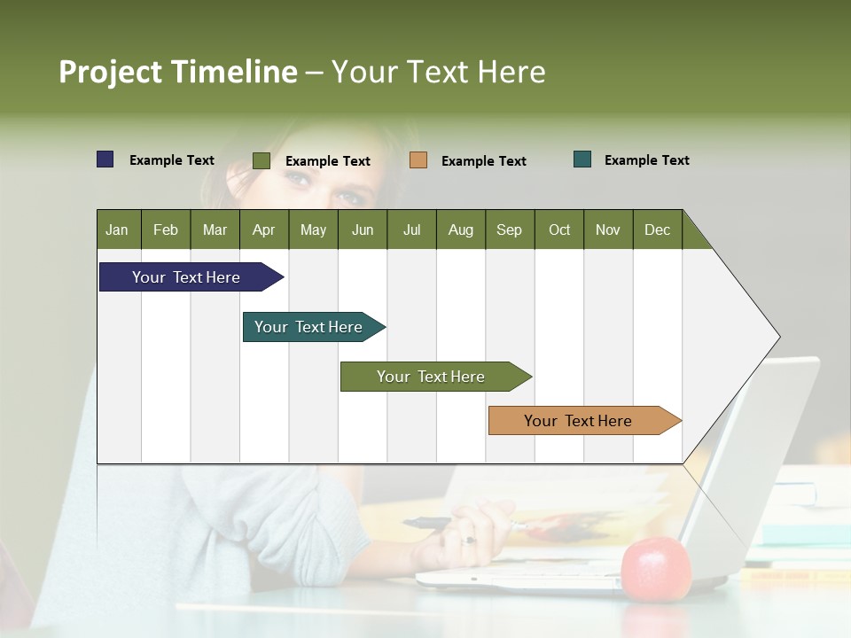 Healthy Breakfast With Fruits And Juice PowerPoint Template