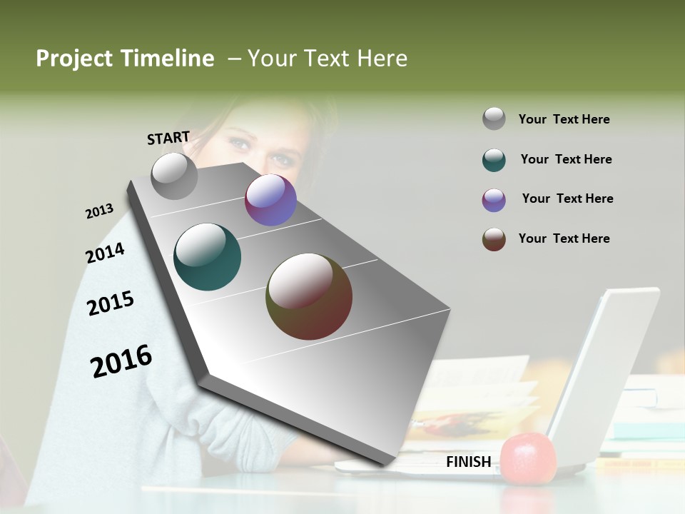 Healthy Breakfast With Fruits And Juice PowerPoint Template