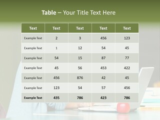Healthy Breakfast With Fruits And Juice PowerPoint Template