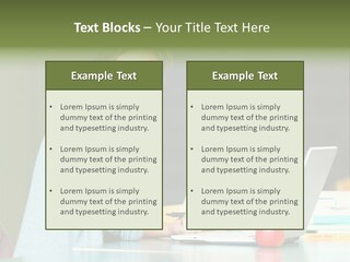Healthy Breakfast With Fruits And Juice PowerPoint Template