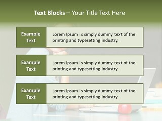 Healthy Breakfast With Fruits And Juice PowerPoint Template