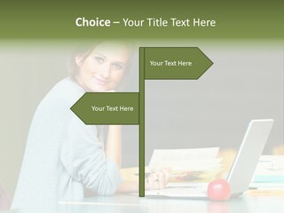 Healthy Breakfast With Fruits And Juice PowerPoint Template