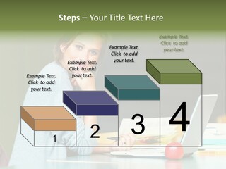 Healthy Breakfast With Fruits And Juice PowerPoint Template