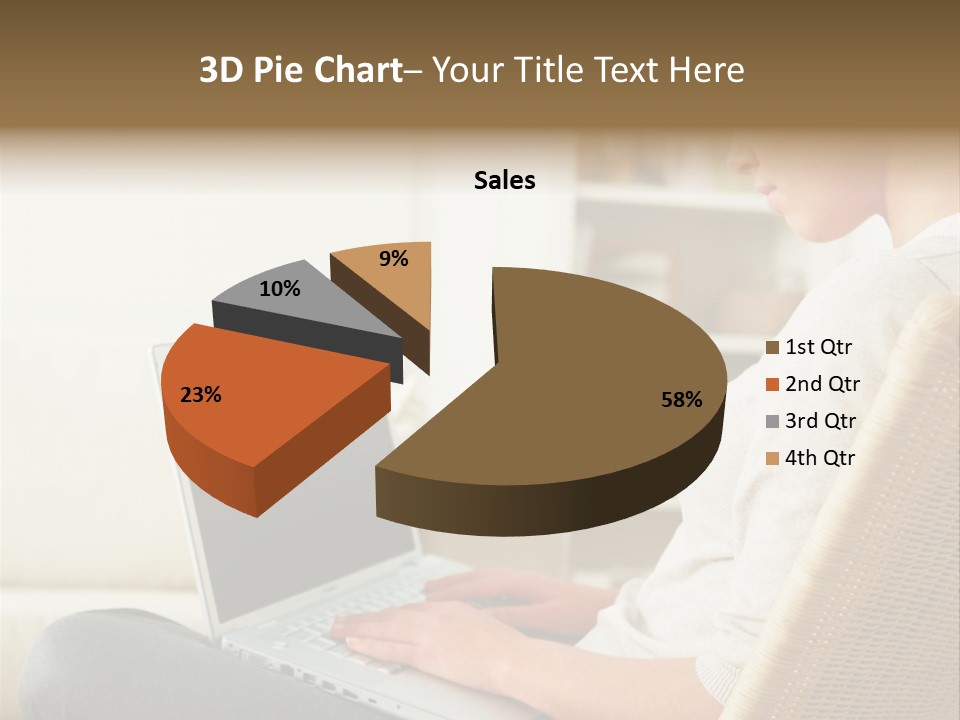 Dreamy Sunset On Tropical Beach. Siam Bay. Province Trat. Koh Chang Island. Kingdom Thailand PowerPoint Template