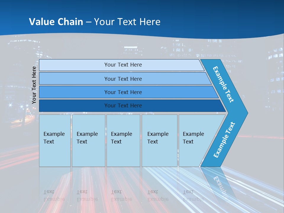 Reflection For Tranquil View Of Bamboo With A Stack Of Stones PowerPoint Template