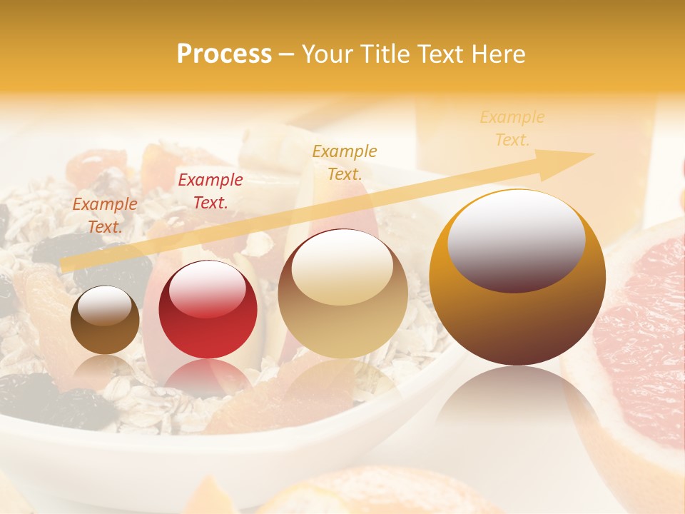 Healthy Breakfast With Fruits And Juice PowerPoint Template