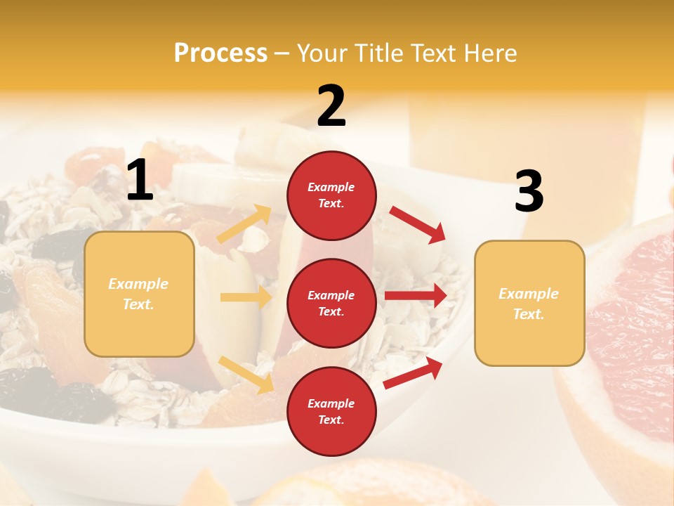 Healthy Breakfast With Fruits And Juice PowerPoint Template