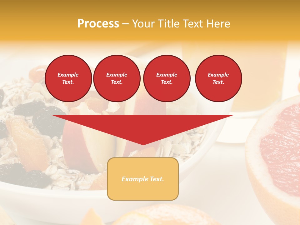 Healthy Breakfast With Fruits And Juice PowerPoint Template