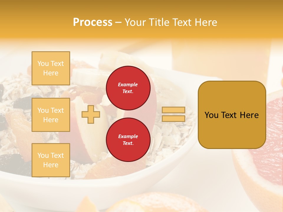 Healthy Breakfast With Fruits And Juice PowerPoint Template