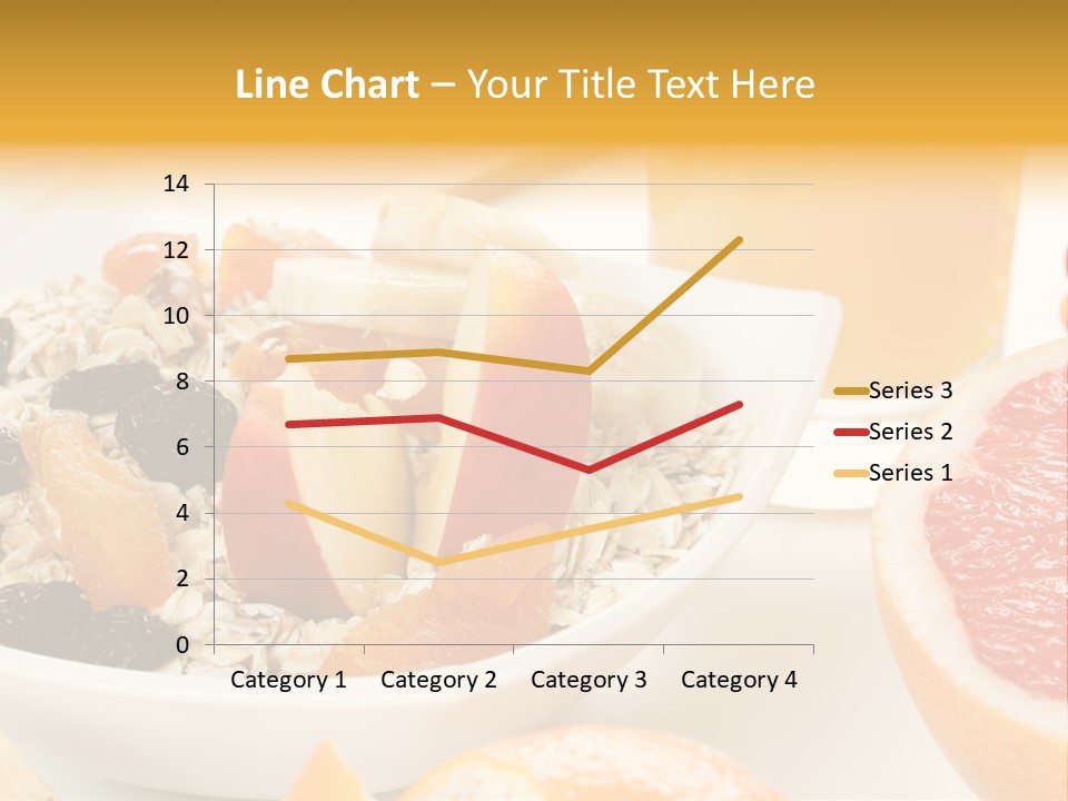 Healthy Breakfast With Fruits And Juice PowerPoint Template