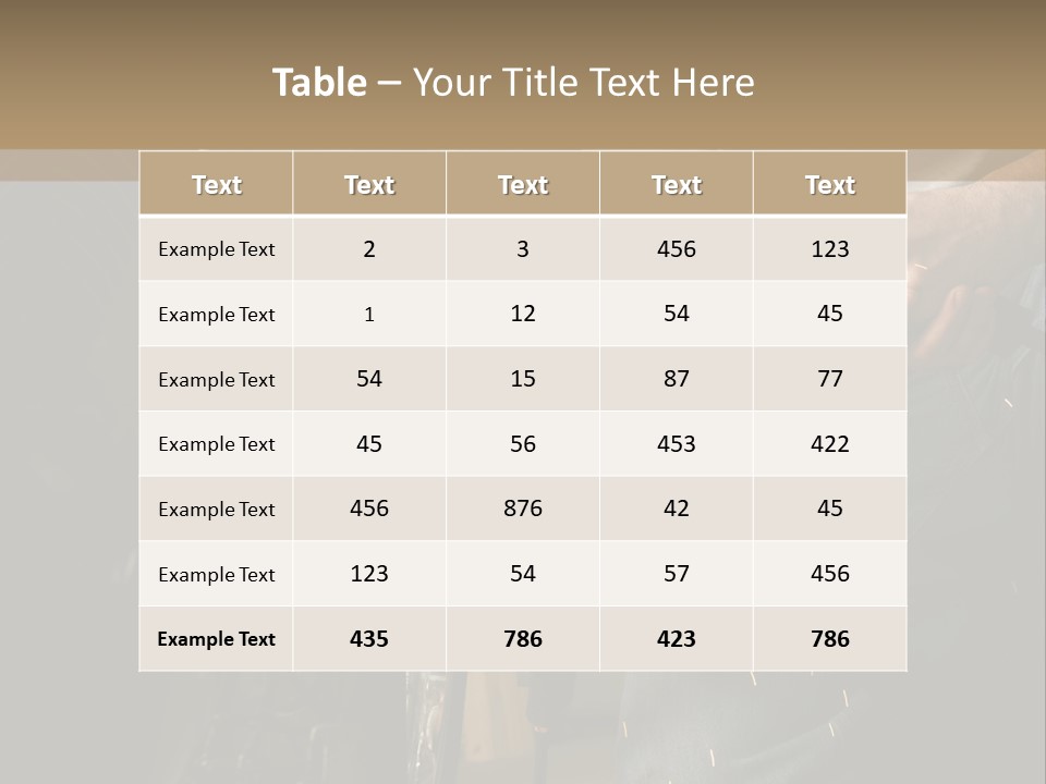 Welder Working On The Metal Fork Of A Motorcycle PowerPoint Template