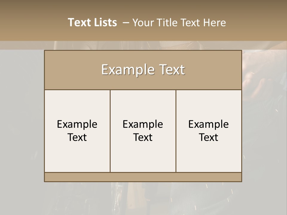 Welder Working On The Metal Fork Of A Motorcycle PowerPoint Template