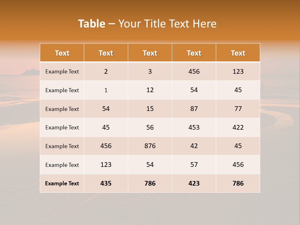 Dreamy Sunset On Tropical Beach. Siam Bay. Province Trat. Koh Chang Island. Kingdom Thailand PowerPoint Template
