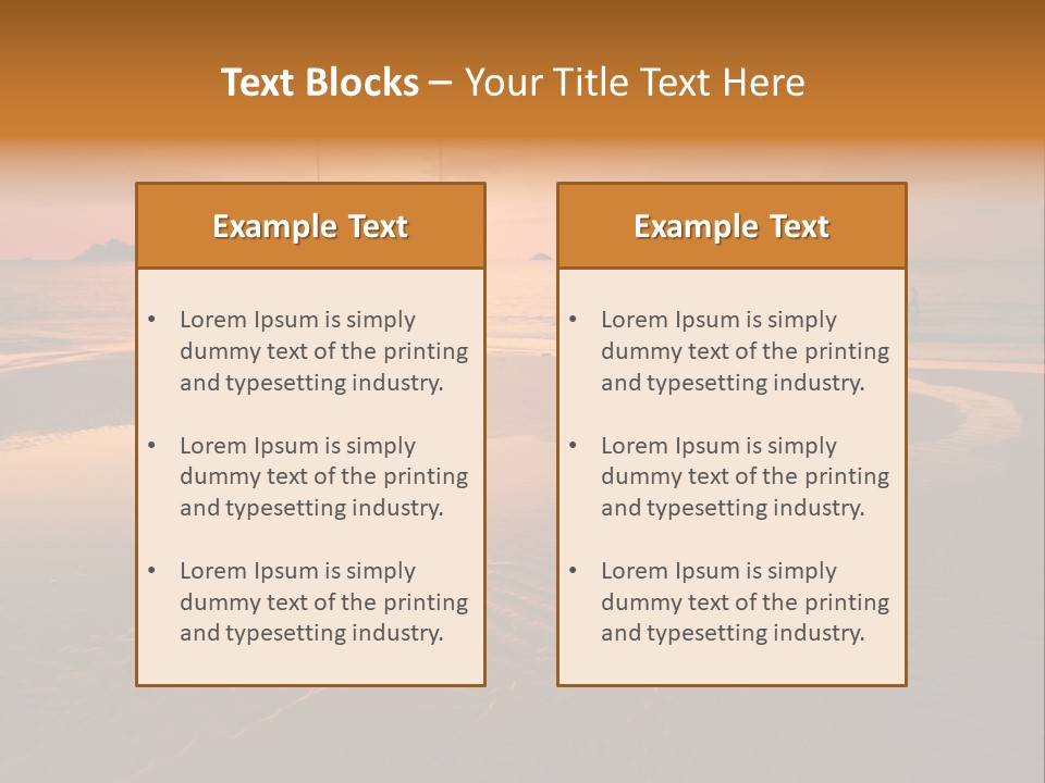 Dreamy Sunset On Tropical Beach. Siam Bay. Province Trat. Koh Chang Island. Kingdom Thailand PowerPoint Template