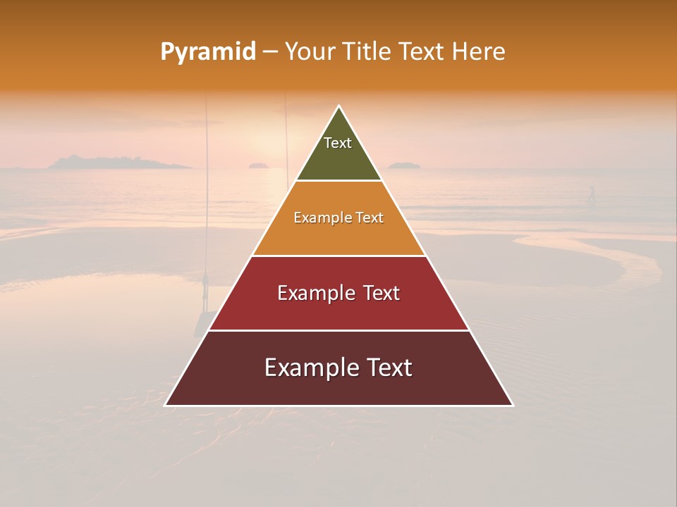 Dreamy Sunset On Tropical Beach. Siam Bay. Province Trat. Koh Chang Island. Kingdom Thailand PowerPoint Template