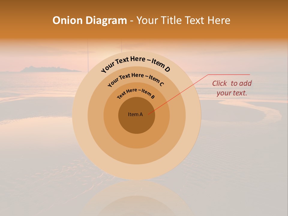 Dreamy Sunset On Tropical Beach. Siam Bay. Province Trat. Koh Chang Island. Kingdom Thailand PowerPoint Template