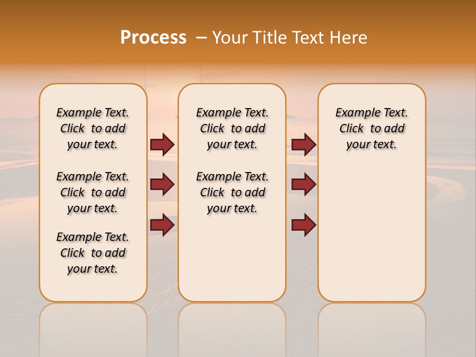 Dreamy Sunset On Tropical Beach. Siam Bay. Province Trat. Koh Chang Island. Kingdom Thailand PowerPoint Template