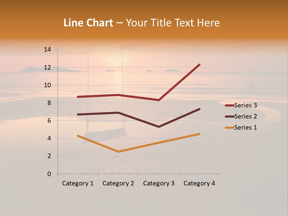 Dreamy Sunset On Tropical Beach. Siam Bay. Province Trat. Koh Chang Island. Kingdom Thailand PowerPoint Template